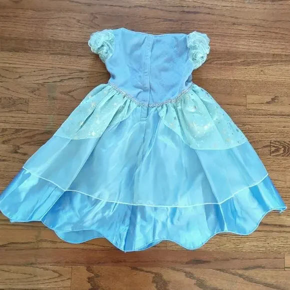 Disney baby Princess Cinderellablue Dresscostume baby girl size 9M VGUC